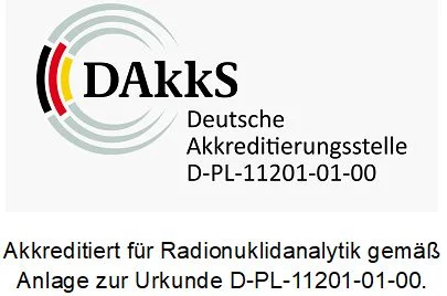 DAkkS Akkreditierung für Prüflabor IAF Radioökologie